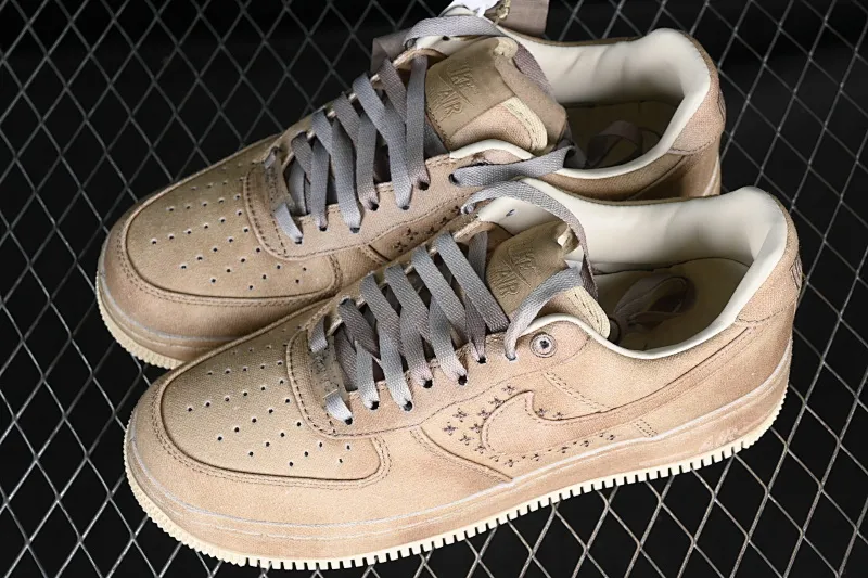 All categories Nk Air Force 1 Air Force series Nk Air Force 1 Low Air Force low top Pure original Nk Air Force 1'07 Low "Nai Ke Cha" Tea theme Longjing tea Air Force 1 low top casual sneakers DV4246-211